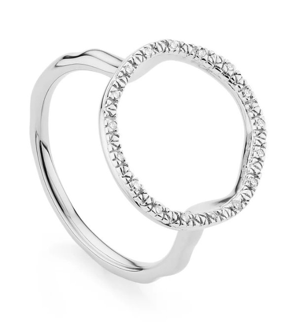 Riva Circle Diamond Ring 
