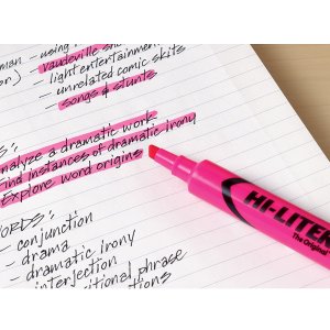 史低价：Avery Hi-Liter 彩色无毒荧光笔 学习笔记常用文具 12支装