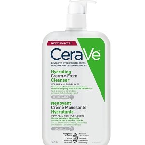 CeraVe 氨基酸保湿清洁泡沫洁面乳 562mL 白色 敏感肌放心用