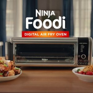Ninja Foodi 8合1数字空气炸锅+烤箱 脱水+保温等多功能