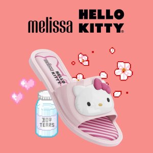 Melissa x Hello Kitty 香香果冻鞋 夏季必备 $46收芭蕾舞平底鞋
