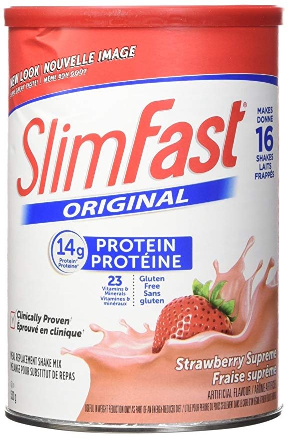 SlimFast 草莓口味代餐奶粉530克