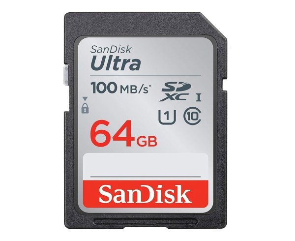 Ultra U1 Class 10 UHS-I SDXC Card 100MB/s 64GB