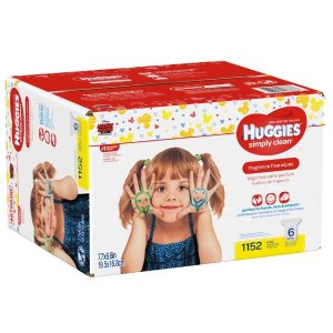 Huggies 无香型婴儿湿巾 补充装 1152Count