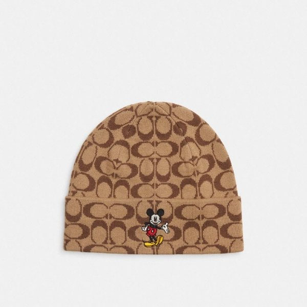 Disney X Coach 签名米老鼠羊毛帽子