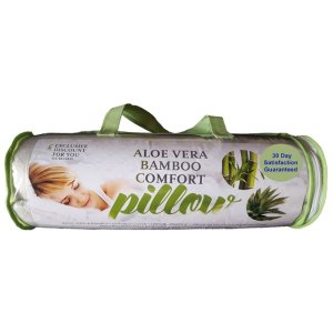 Aloe Vera Bamboo Comfort 记忆泡沫枕带竹纤维枕套