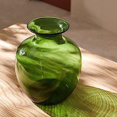 橄榄绿花瓶