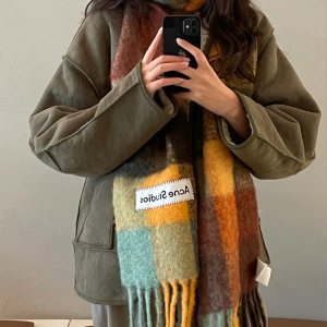 Acne Studios 北欧风简约服饰热卖 €204收封面马海毛围巾