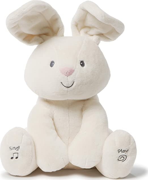 Animated: Flora Bunny Plush, Cream, 12 Inch (4061346)