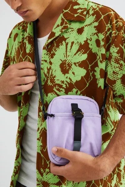 紫色帆布小包包