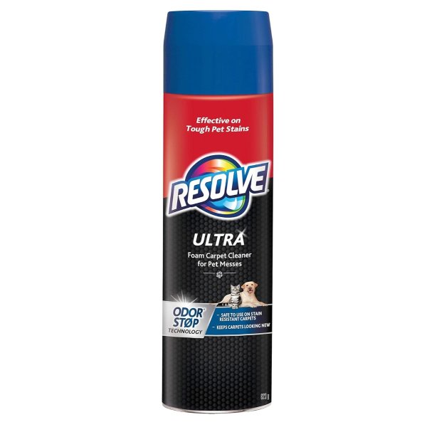 Resolve 宠物版地毯泡沫清洁剂 623g 专利除臭