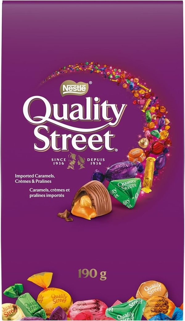 QUALITY STREET 情人节巧克力 进口焦糖、奶油和果仁糖