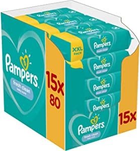 Pampers 清新湿巾15包共1200抽