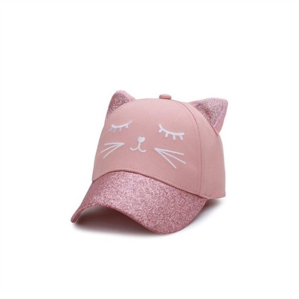 3D棒球帽 粉红猫