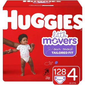 Huggies 纸尿裤 低敏柔软贴合屁屁 4号128片
