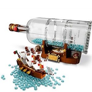 LEGO乐高 瓶中船 21313 颜值高值得收藏