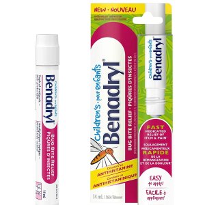 Benadryl 儿童虫咬过敏缓解膏14ml bb可用 快速缓解疼痛瘙痒