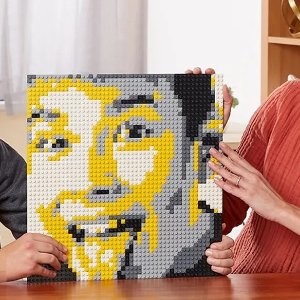 €74收DIY自画像+额外礼赠LEGO 个性化马赛克肖像8折 上传图片定制 送礼必备！