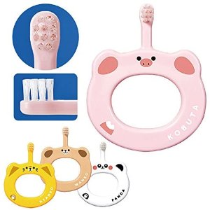 宝宝牙刷 可爱小动物抓握设计 关注宝宝口腔健康 日本制造