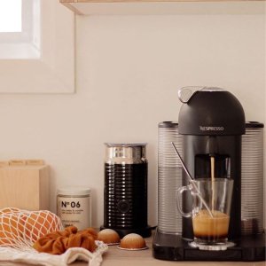史低价：Nespresso Vertuo 胶囊咖啡机特卖 清晨香浓咖啡好伴侣