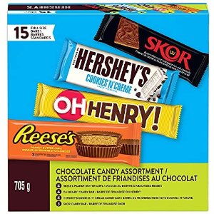 限今天：HERSHEY'S 好时15支巧克力甜蜜小食盒 满嘴浓郁