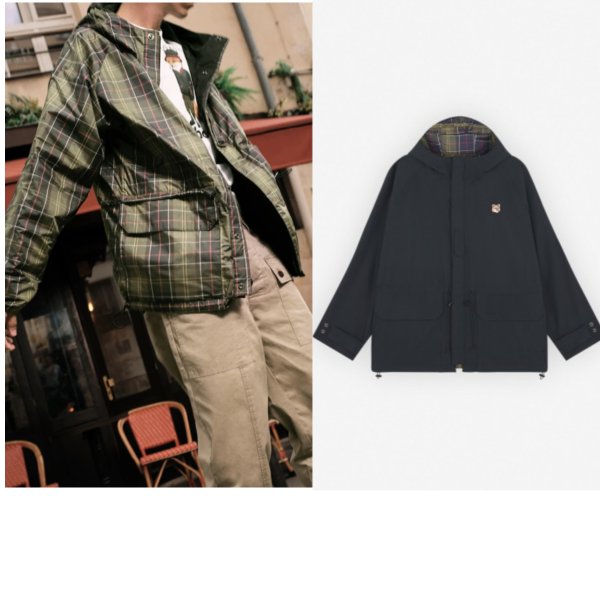 BARBOUR X MK MILITARY JACKET BARBOUR X MK 雨衣夹克670.00 超值好货