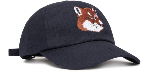 刺绣狐狸头棒球帽