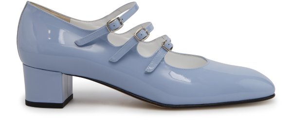 奶蓝色玛丽珍鞋