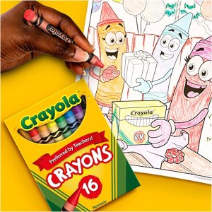 仅$5起 超多装可选Crayola 艺术彩色蜡笔 创造力绘画启蒙工具 学业娃必备