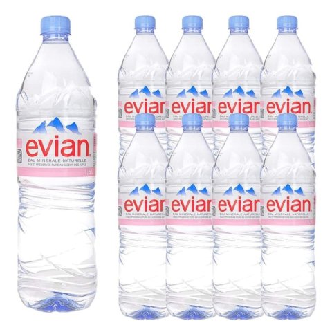 依云1.5L大瓶装仅€2.63/瓶再也不用从超市搬矿泉水啦 | 依云、VOSS、Fiji大牌热卖