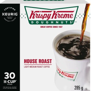Krispy Kreme K-Cup胶囊咖啡30个 中度烘焙 $0.36/个