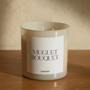 Mango莲花+海洋清新味Muguet Bouquet 香薰蜡烛 600g