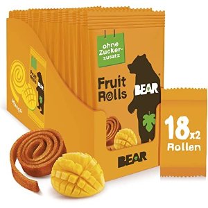 Bear18袋！100%水果无添加芒果卷