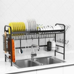 史低价：X-cosrack 可调节水槽上餐具沥水架 厨房整洁神器