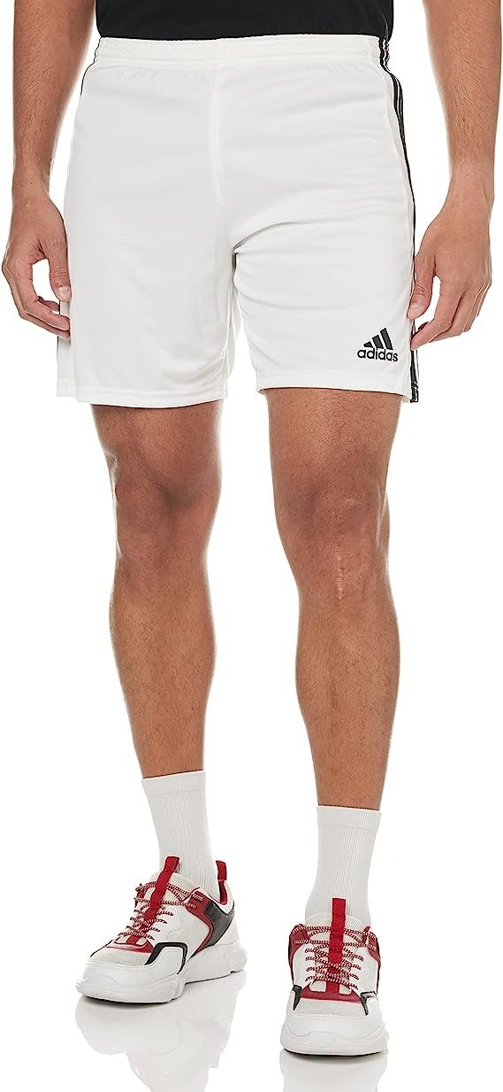 男士白色运动短裤