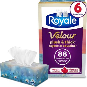补货：Royale Velour 柔软3层面巾纸 6盒