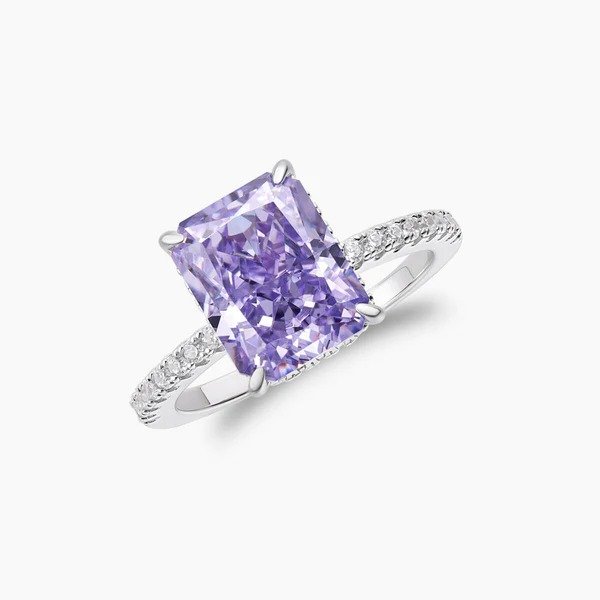 紫钻冰玻戒指