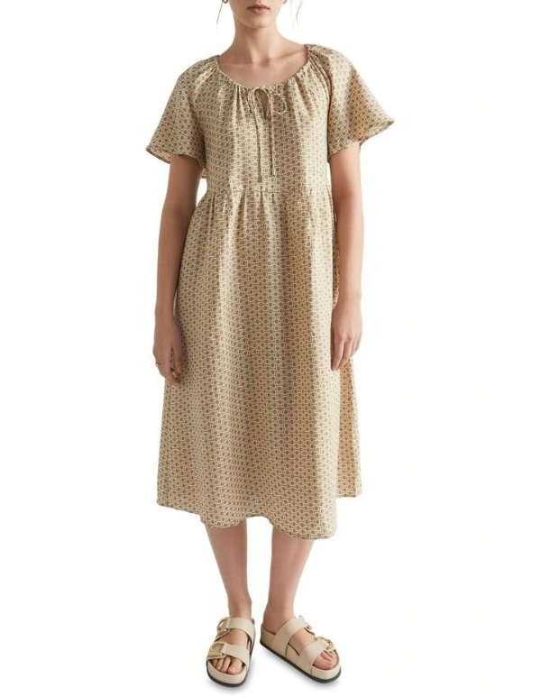Geo Linen Midi Dress Geo Linen Midi Dress 169.95 超值好货 澳洲省钱快报