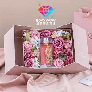 EdayWoW礼物+精美包装+超快当日送达 玫瑰花盒、CPB、SK-II