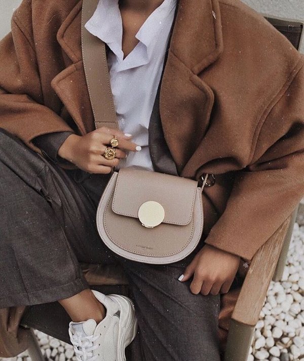 Yucca Suede and Leather Shoulder Bag Yucca Suede 238.00