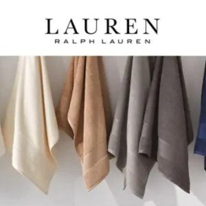 Lauren Ralph Lauren 抗菌浴巾、毛巾热卖  12色可选