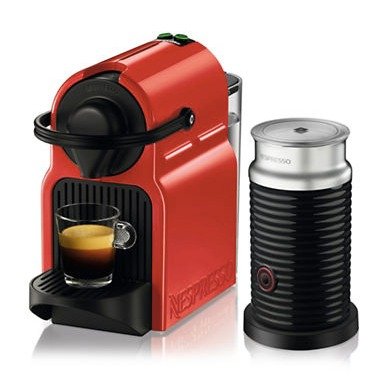 NESPRESSO Inissia 胶囊咖啡机＋奶泡机$157.49 (指导价$249.99)