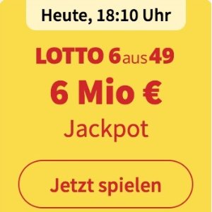 Lotto 6aus49 奖金累计600万欧元 无需身份验证 快试试运气 