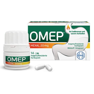 OMEP Hexal 抑制胃酸片 14片 折后9.12欧免邮