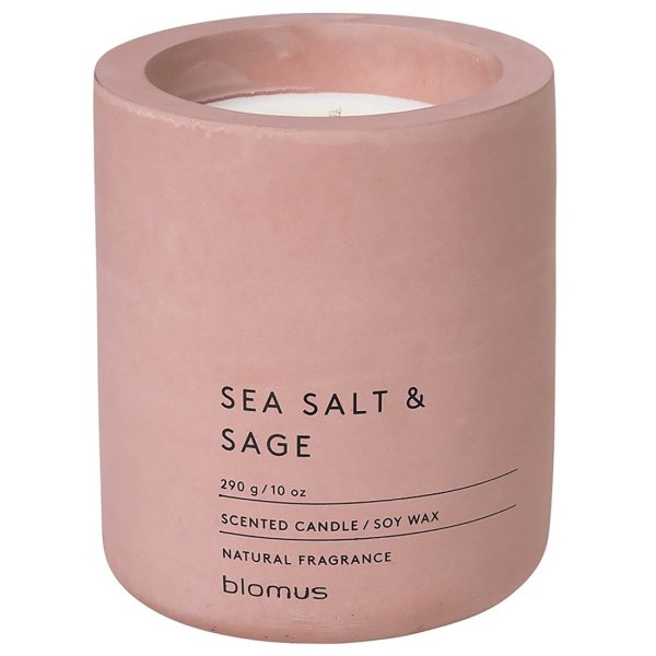 粉瓶蜡烛 - 海盐与鼠尾草