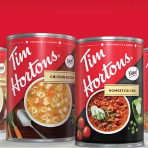 Tim Hortons 罐装浓汤特卖 540ml 收鸡汤面、番茄浓汤