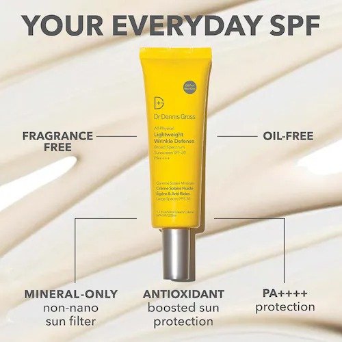 抗皱广谱防晒霜SPF 30 