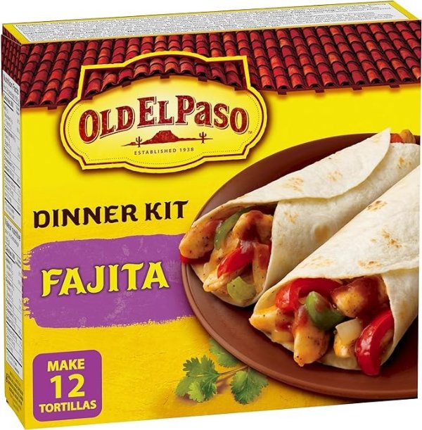 Old El Paso Fajita卷饼晚餐套装