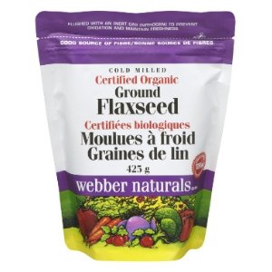 Webber Naturals 伟博天然冷榨有机亚麻籽粉 425克