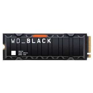 史低价：WD BLACK 1TB SN850 NVMe 固态硬盘 带散热片